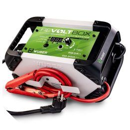 Automatinis įkroviklis su paleidimu Wuber W14015, 110 A, juodas ir baltas