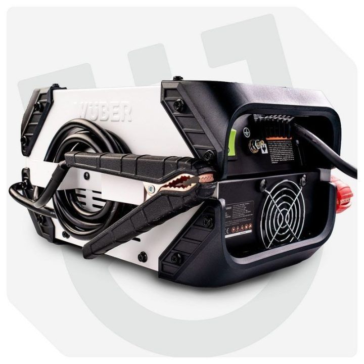 Automatinis įkroviklis su paleidimu Wuber W14015, 110 A, juodas ir baltas