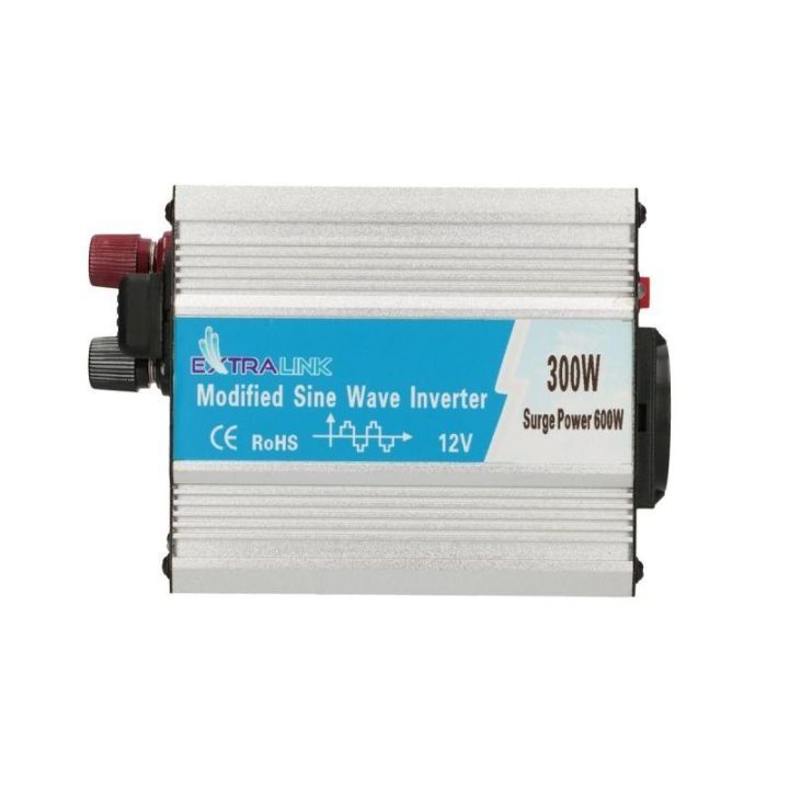 Automobilinis įtampos keitiklis Extralink OPIM-300W, 12 V, 300 W