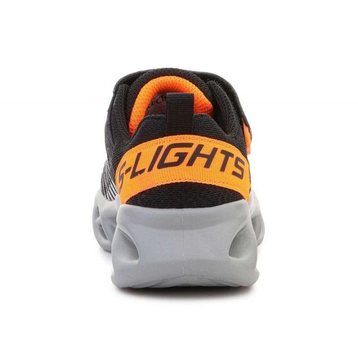 Vaikiški sportbačiai Skechers S Lights, juodi