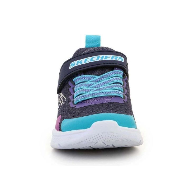 Vaikiški sportbačiai su lipuku Skechers, tamsiai mėlyni