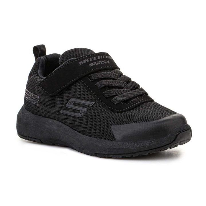 Vaikiški batai su vandeniui atspariu viršumi Skechers Hydrode, juodi
