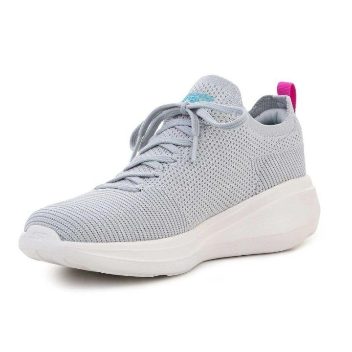 Moteriški žemi sportbačiai Skechers Go Run Fast Brisk Day, pilki