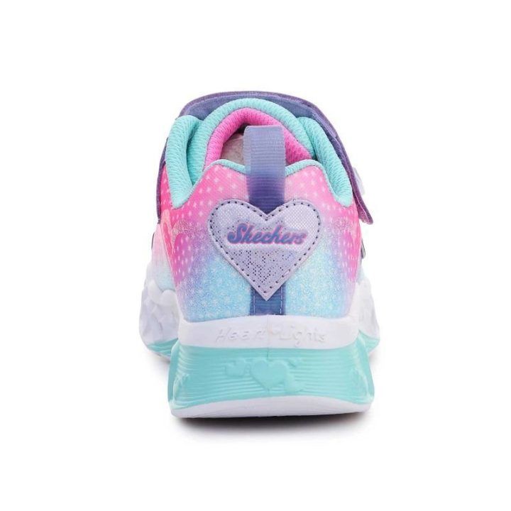 Sportbačiai mergaitėms Skechers Heart Lights, rožiniai
