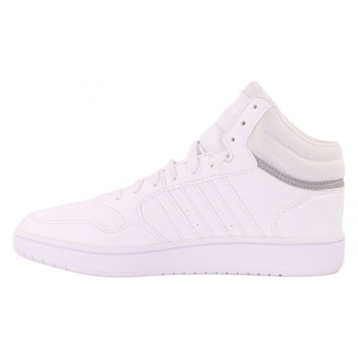 Vaikiški sportbačiai aukštu auliuku adidas Hoops Mid 3.0 GW0401, balti