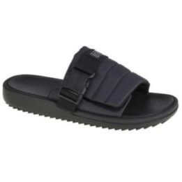 Moteriškos šlepetės su reguliuojamu pločiu Levi's Tahoma, juodos
