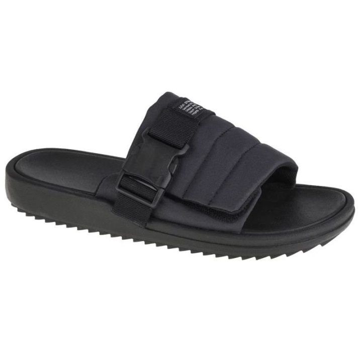 Moteriškos šlepetės su reguliuojamu pločiu Levi's Tahoma, juodos