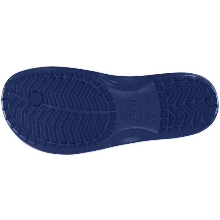 Moteriškos šlepetės per pirštą Crocs Crocband Flip, tamsiai mėlynos