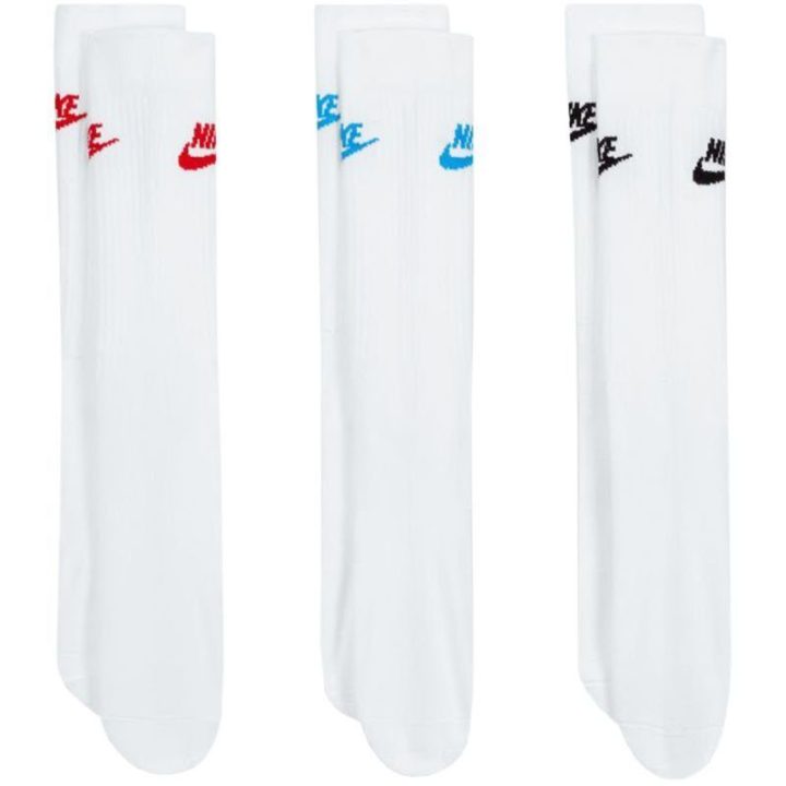 Kojinės Nike Everyday Essential, 3 poros, baltos