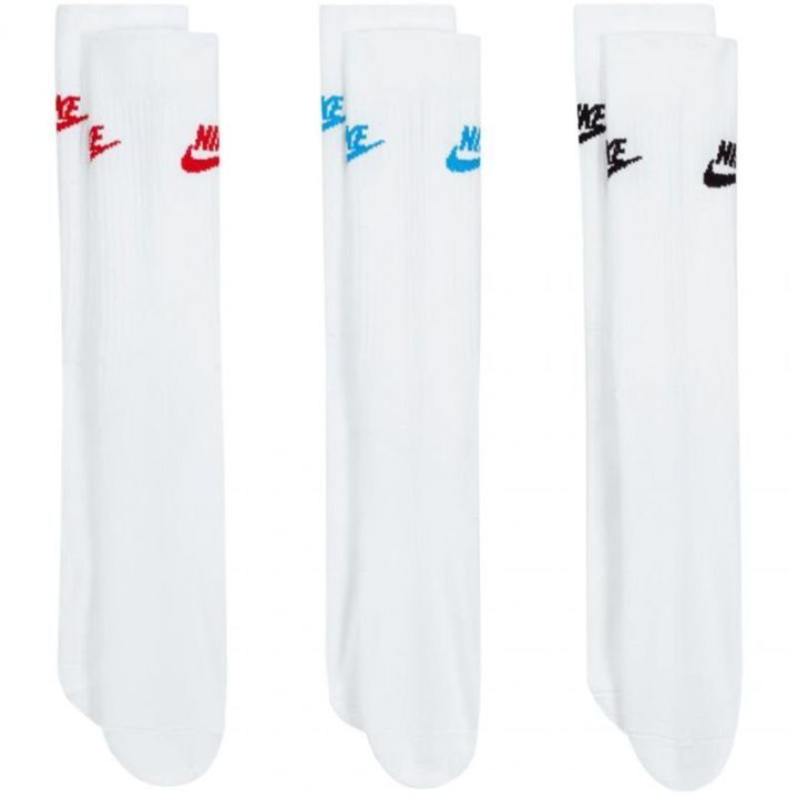 Kojinės Nike Everyday Essential, 3 poros, baltos