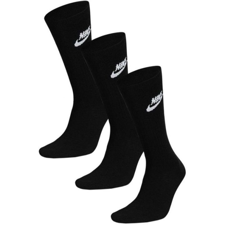 Kojinės Nike Sportswear Everyday Essentials, juodos, 3 poros