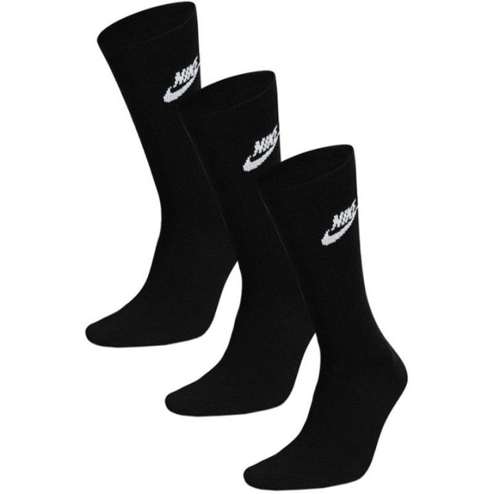 Kojinės Nike Sportswear Everyday Essentials, juodos, 3 poros