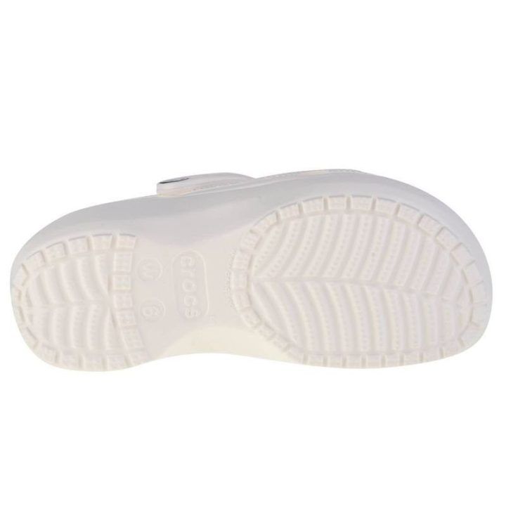 Moteriškos klumpės su paaukštintu padu Crocs Classic Platform, baltos