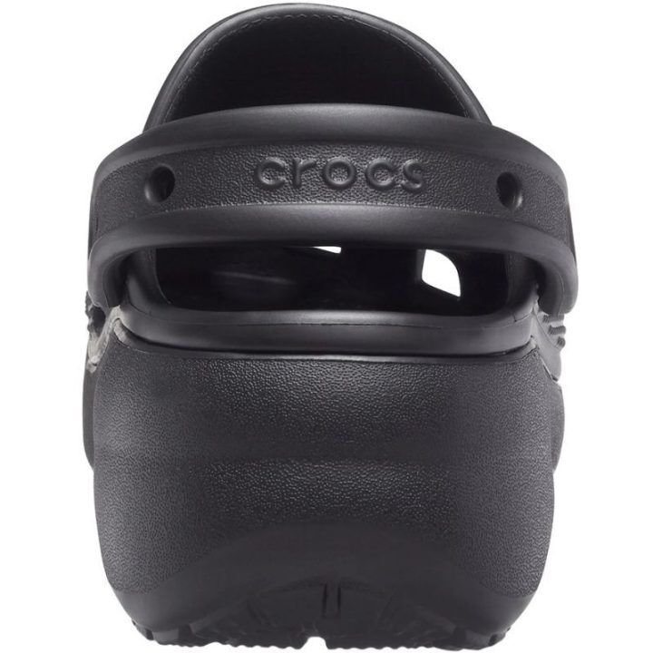 Moteriškos klumpės su platforma Crocs Classic Platform, juodos