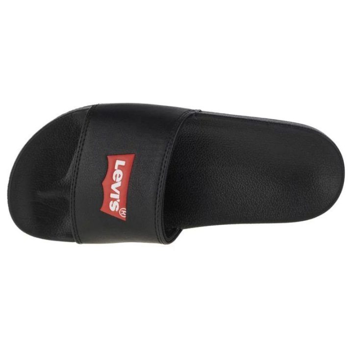 Moteriškos šlepetės Levi's June Batwing, juodos