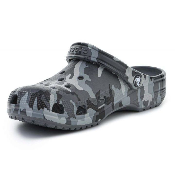 Vyriškos klumpės Crocs Classic Printed Camo, juodos