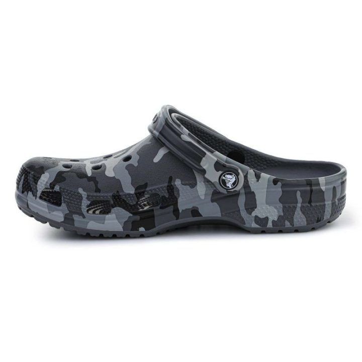 Vyriškos klumpės Crocs Classic Printed Camo, juodos