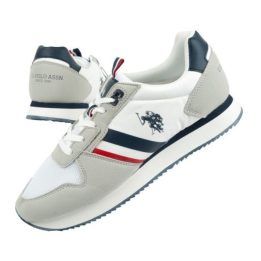Vyriški suvarstomi sportbačiai U.S. Polo Assn., balti