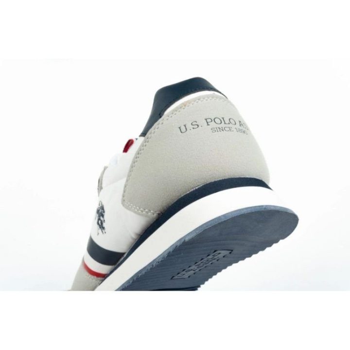 Vyriški suvarstomi sportbačiai U.S. Polo Assn., balti