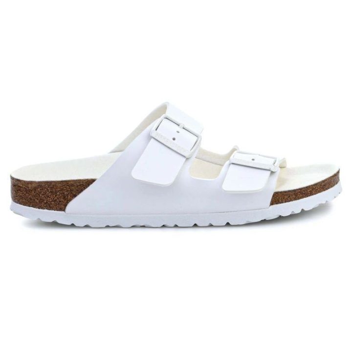 Moteriškos šlepetės Birkenstock Arizona, 1019046, baltos