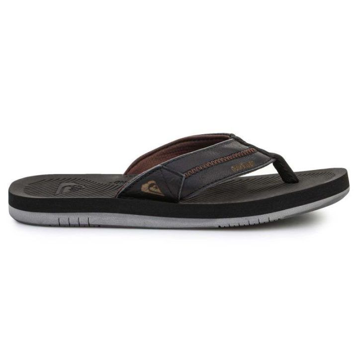 Vyriškos šlepetės per pirštą Quiksilver Coastal Oasis Deluxe, juodos