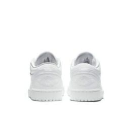 Vyriški žemo profilio sportbačiai Nike Air Jordan 1, balti