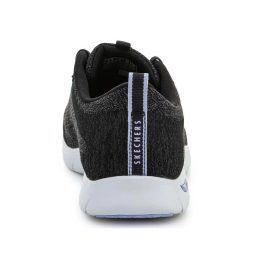 Moteriški sportbačiai su raišteliais Skechers Arch Fit Refine Lavish Wish, juodi