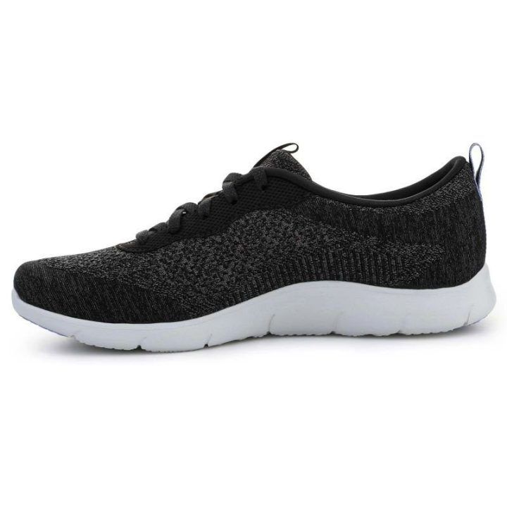 Moteriški sportbačiai su raišteliais Skechers Arch Fit Refine Lavish Wish, juodi