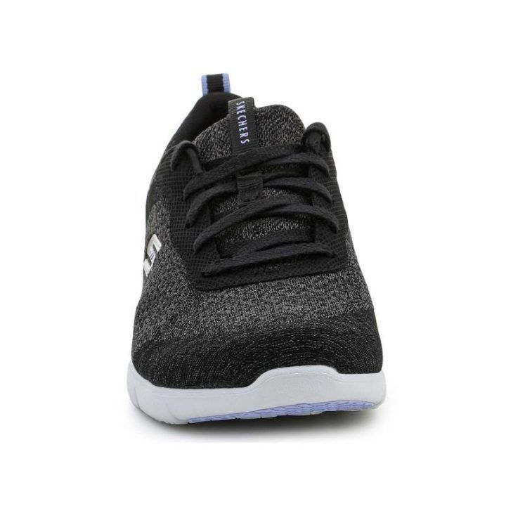 Moteriški sportbačiai su raišteliais Skechers Arch Fit Refine Lavish Wish, juodi
