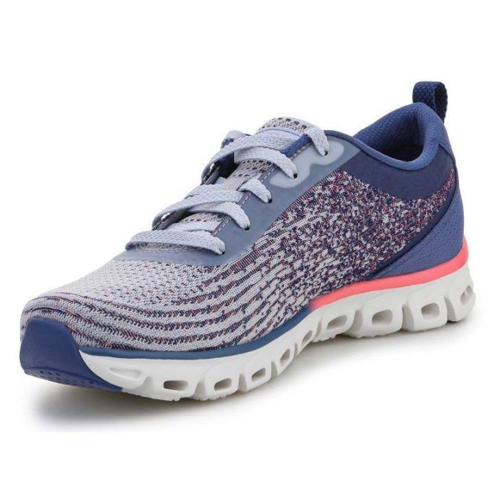 Moteriški laisvalaikio batai Skechers Glide Step Head Start, mėlyni