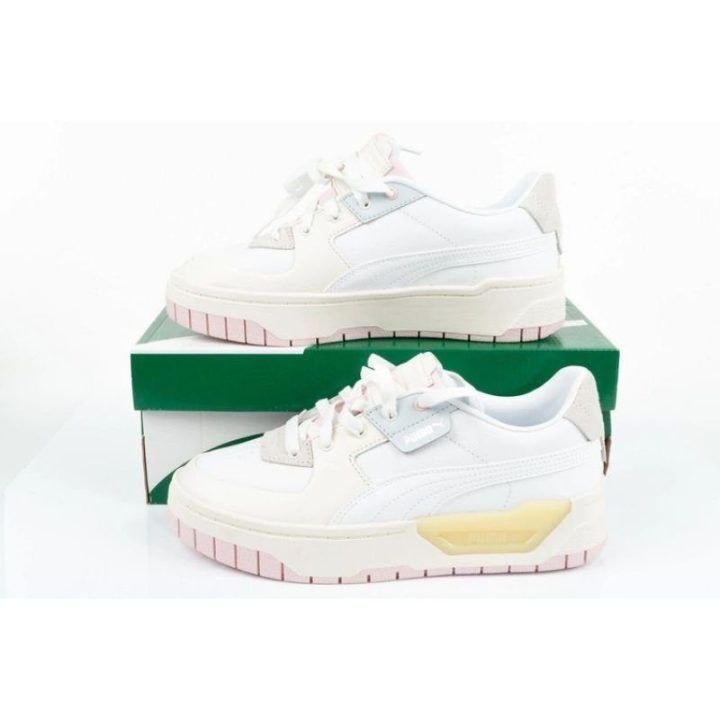 Moteriški sportbačiai su platforma Puma Cali Dream 383112, balti