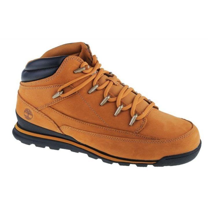 Vyriški žygio batai Timberland Euro Rock Mid Hiker, geltoni