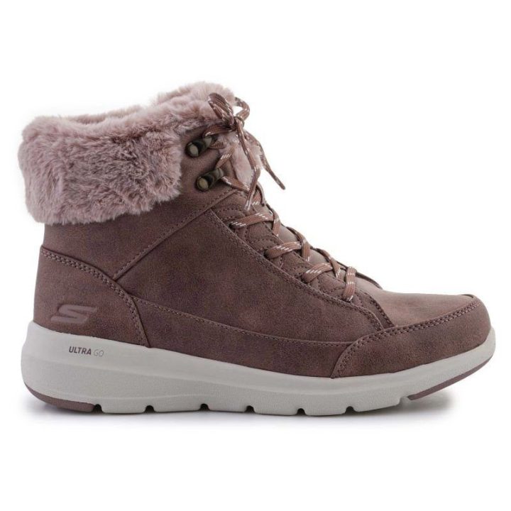 Moteriški žieminiai batai su Scotchgard danga Skechers Glacial Ultra Cozyly