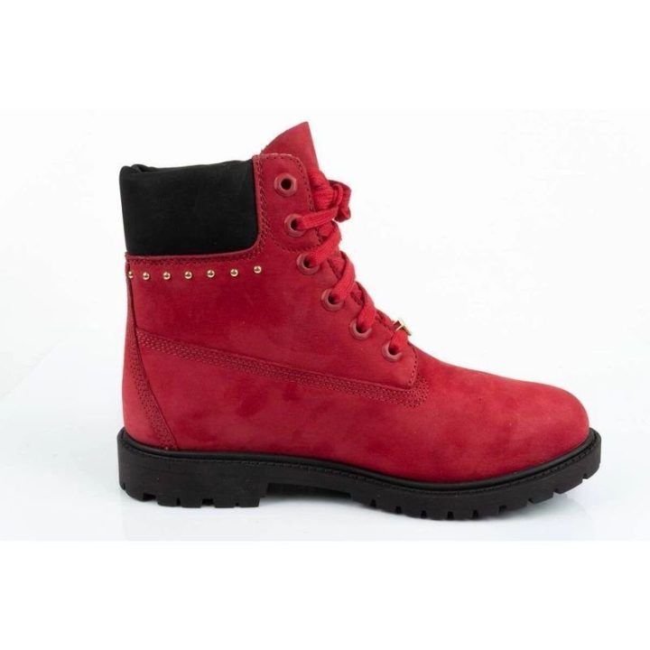 Moteriški žygio batai Timberland Heritage 6 In, raudoni