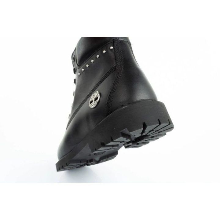 Moteriški odiniai žygio batai Timberland Heritage 6 In, juodi