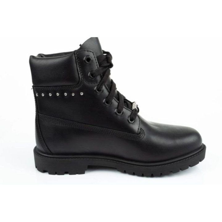 Moteriški odiniai žygio batai Timberland Heritage 6 In, juodi