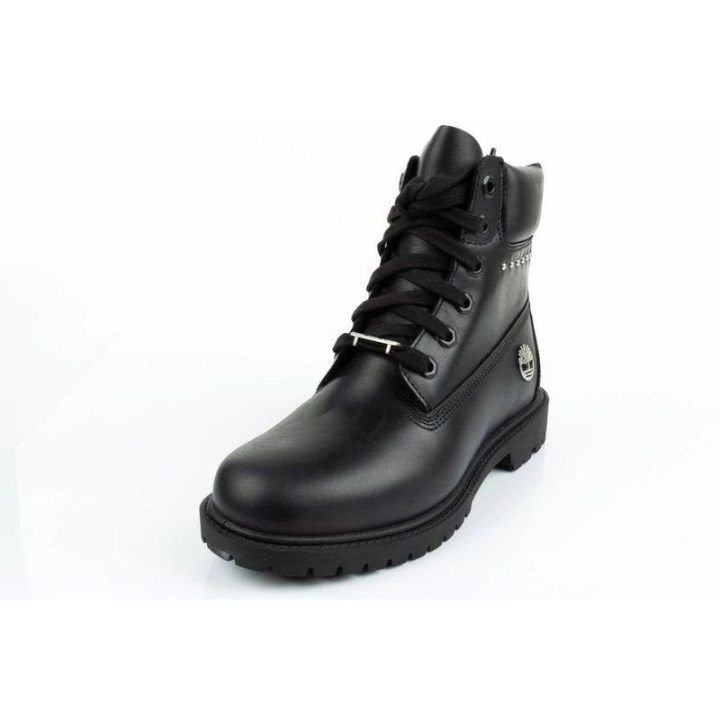 Moteriški odiniai žygio batai Timberland Heritage 6 In, juodi