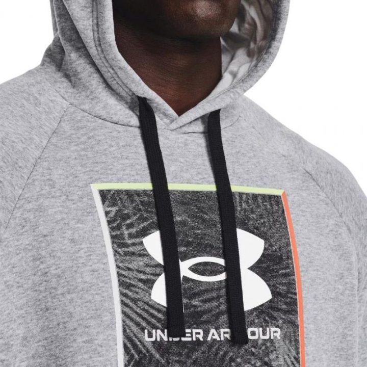 Vyriškas džemperis su gobtuvu Under Armour UA Rival Graphic, pilkas