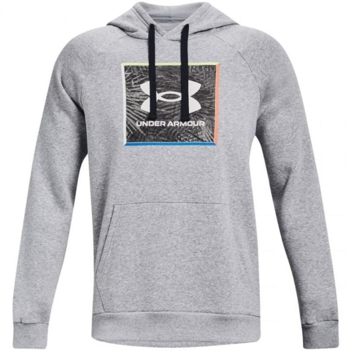 Vyriškas džemperis su gobtuvu Under Armour UA Rival Graphic, pilkas