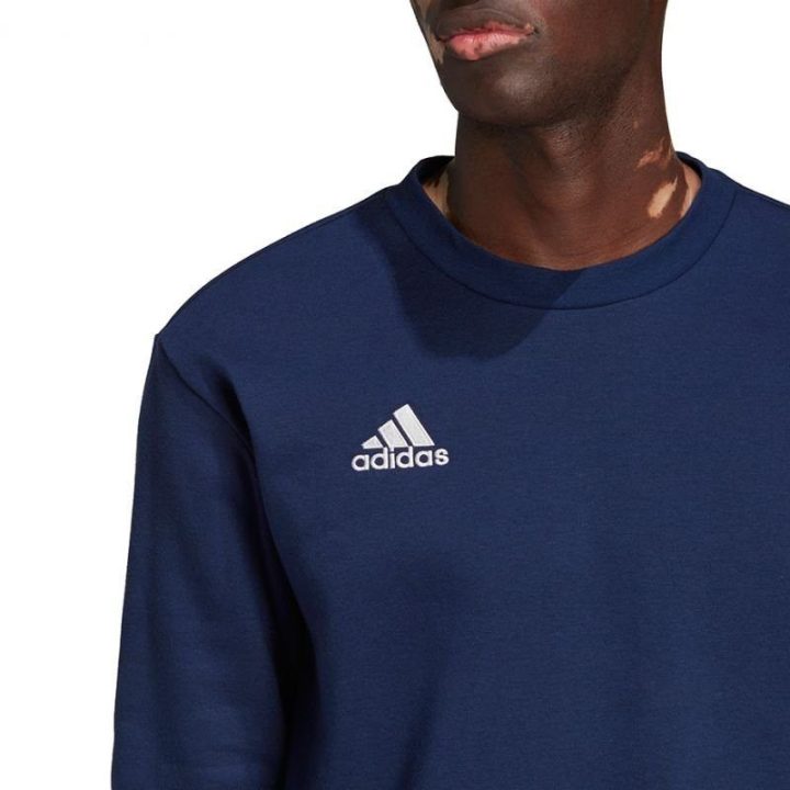 Vyriškas džemperis futbolui adidas Entrada 22, tamsiai mėlynas