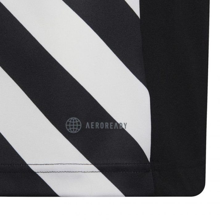 Vaikiški marškinėliai adidas Entrada 22 Graphic Jersey, juodi ir balti