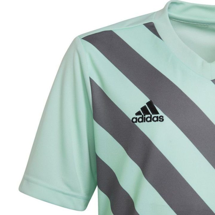 Vaikiški marškinėliai adidas Entrada 22 Graphic, mėtų ir pilki