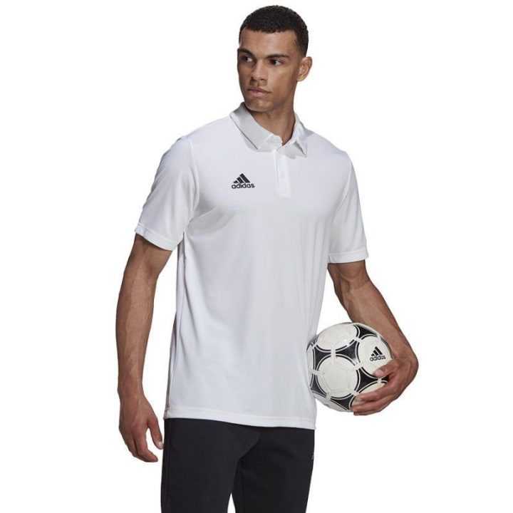 Vyriški polo marškinėliai adidas Entrada 22, balti