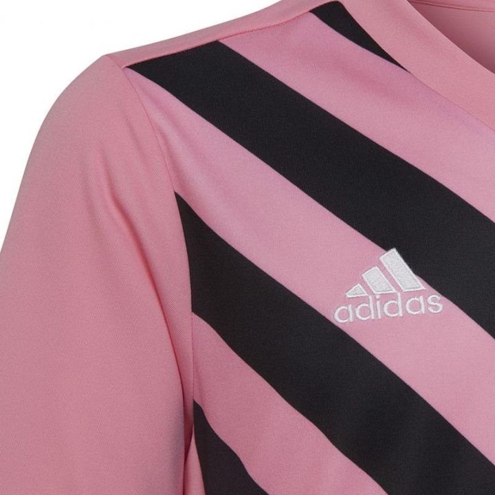 Vaikiški marškinėliai adidas Entrada 22, rožiniai ir juodi