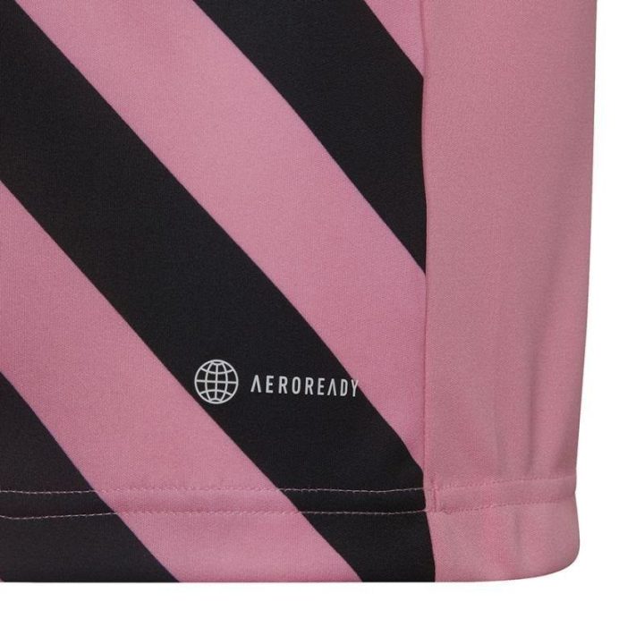 Vaikiški marškinėliai adidas Entrada 22, rožiniai ir juodi