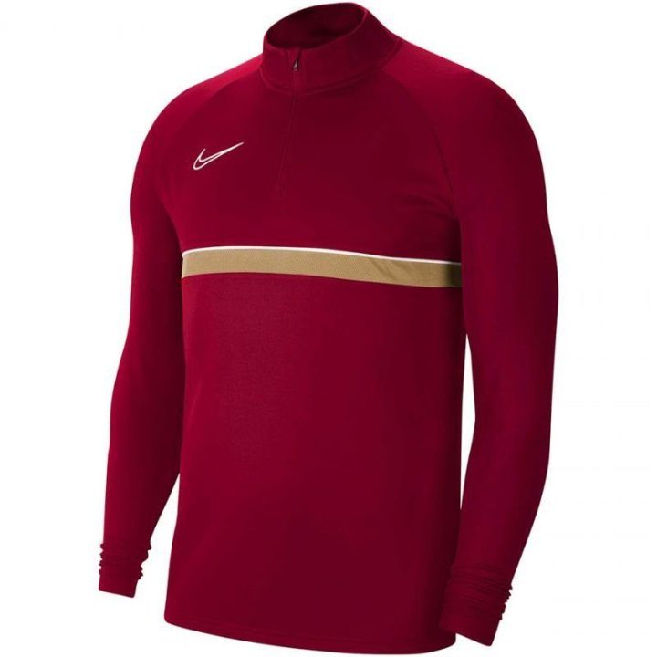 Vaikiškas treniruočių džemperis Nike Academy 21, bordo