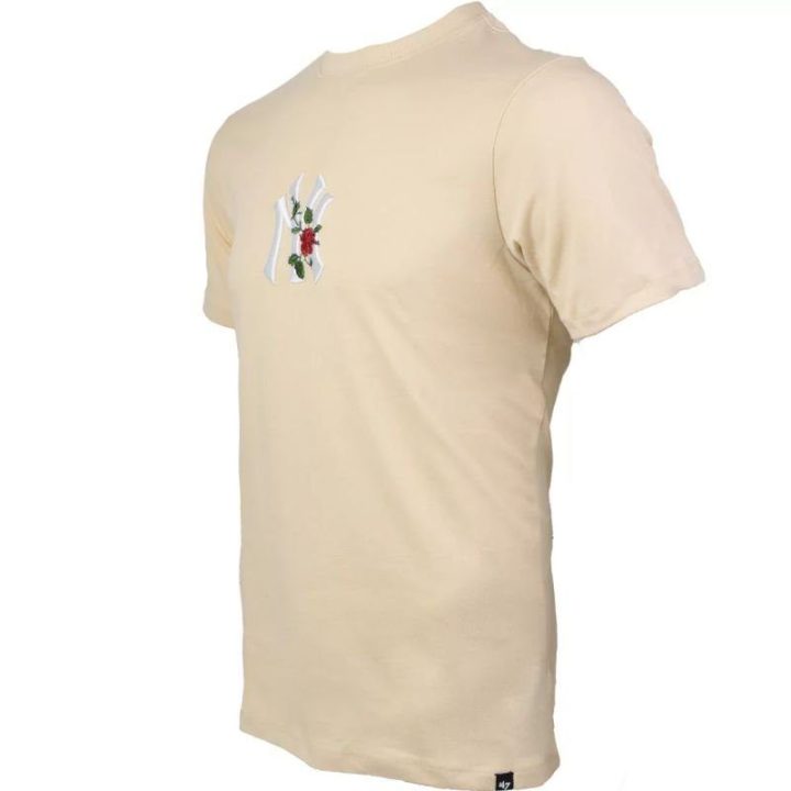 Vyriški marškinėliai 47 Brand New York Yankees, smėlio