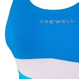 Maudymosi kostiumėlis Crowell Katie, mėlynas, žydras ir baltas