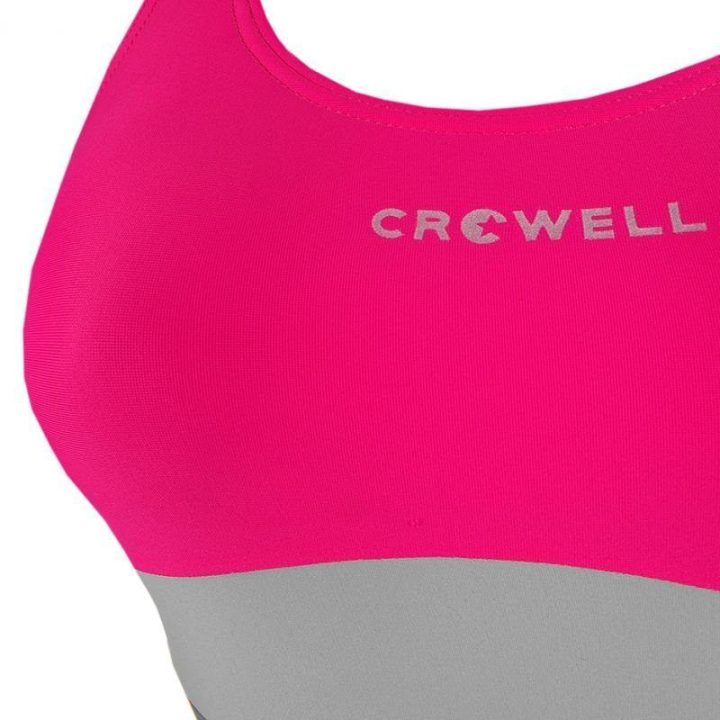 Maudymosi kostiumėlis Crowell, rožinis ir pilkas
