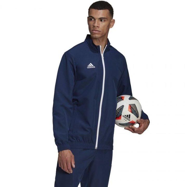 Vyriška striukė adidas Entrada 22 Presentation, tamsiai mėlyna